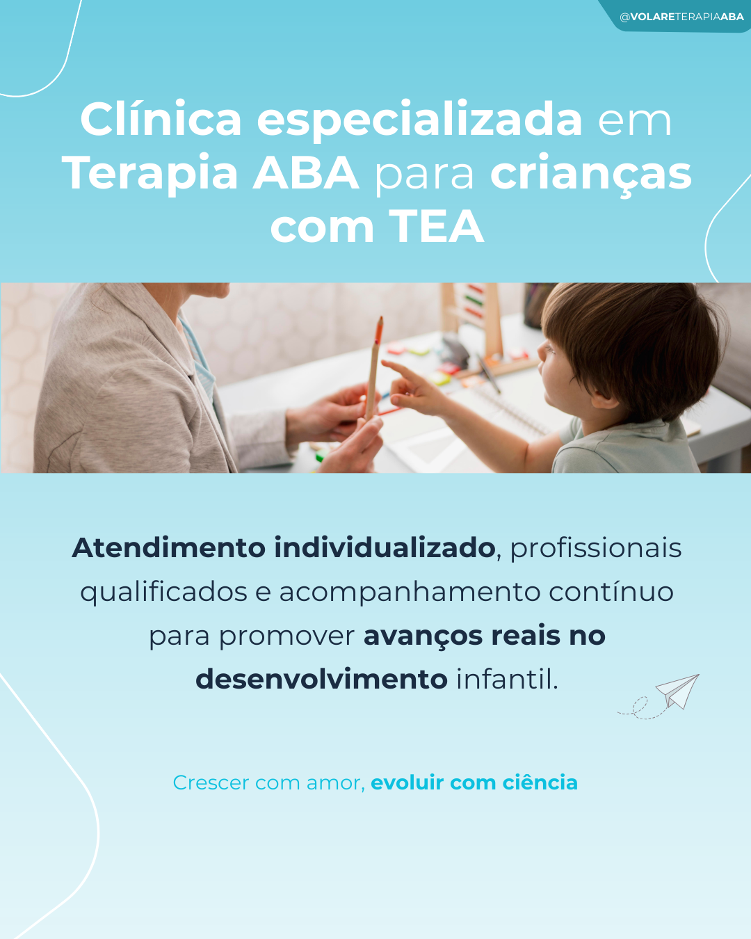 VOLARE - Clínica especializada em Terapia ABA para crianças com TEA